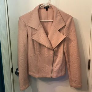 Fitted, floral printed blazer